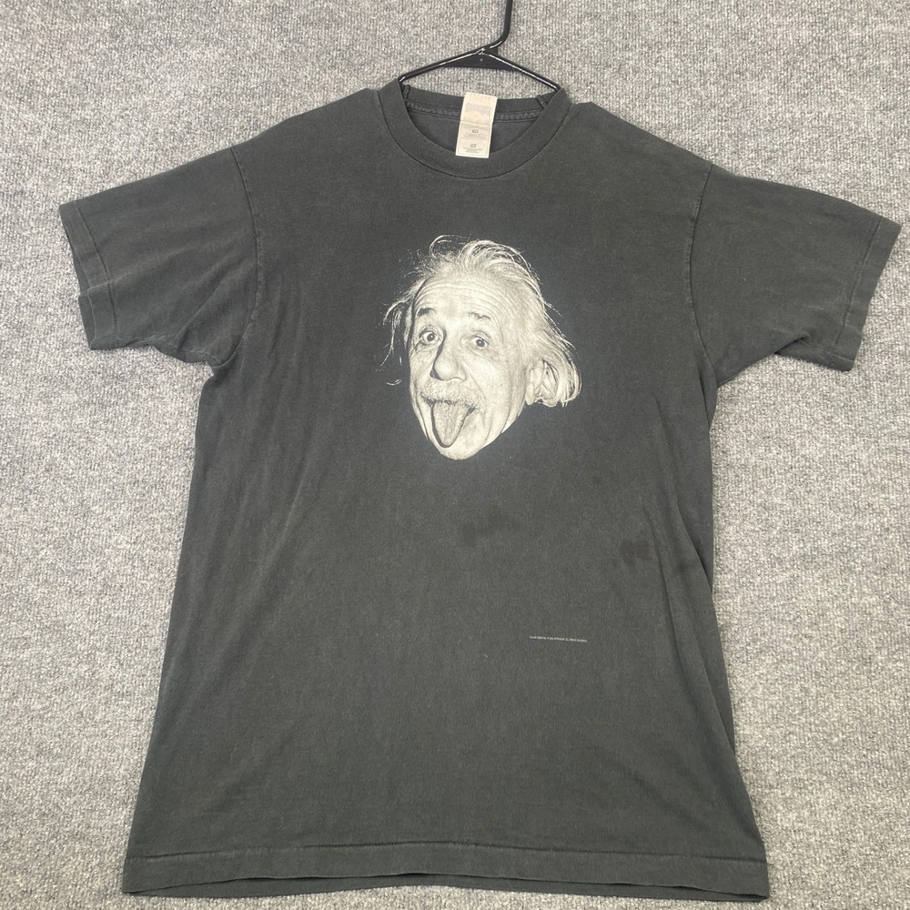 Vintage 2006 Albert Einstein Tongue Out Graphic T-Shirt Fruit of the Loom XL USA